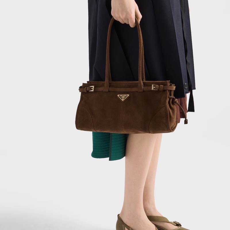 Prada 女士 Prada Bonnie 中號手提包均碼碼中號、32cm*12cm*15.5cm-2