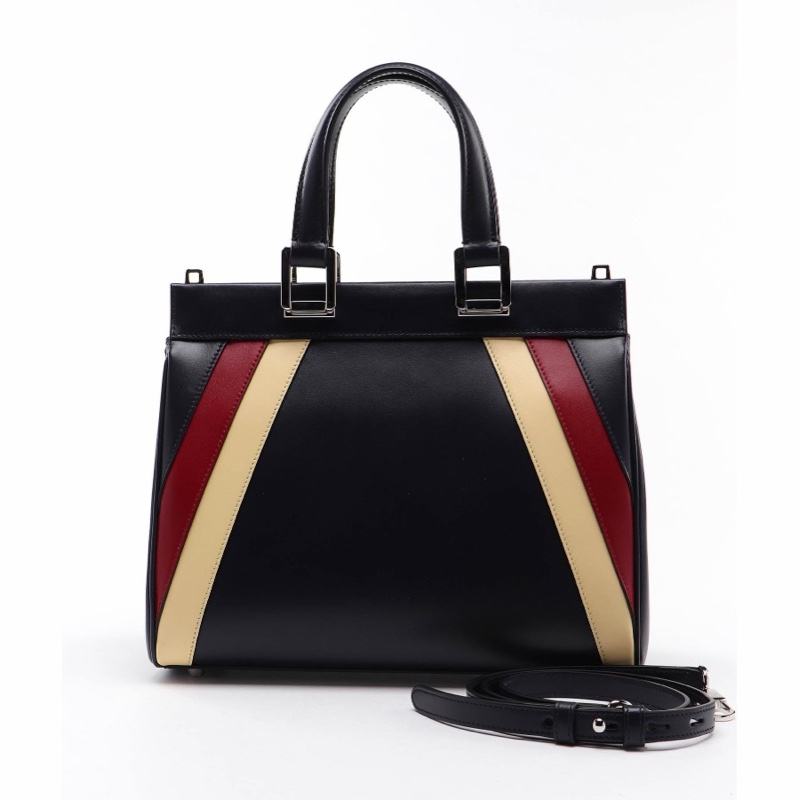 Gucci 女士 藏青色金屬徽標手提包均碼碼27cm*10cm*22cm-3