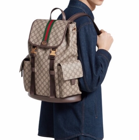 Gucci 男士 Ophidia系列大號背包均碼碼大號、35cm*12cm*46cm-3