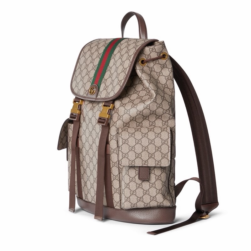 Gucci 男士 Ophidia系列大號背包均碼碼大號、35cm*12cm*46cm-5