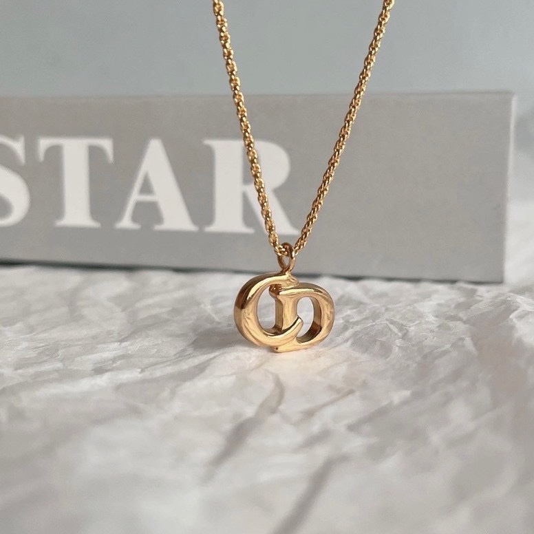 Christian Dior 經典CD項鍊 極美✨-0