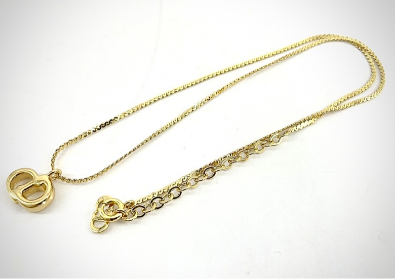 Christian Dior 經典CD項鍊 極美✨-4