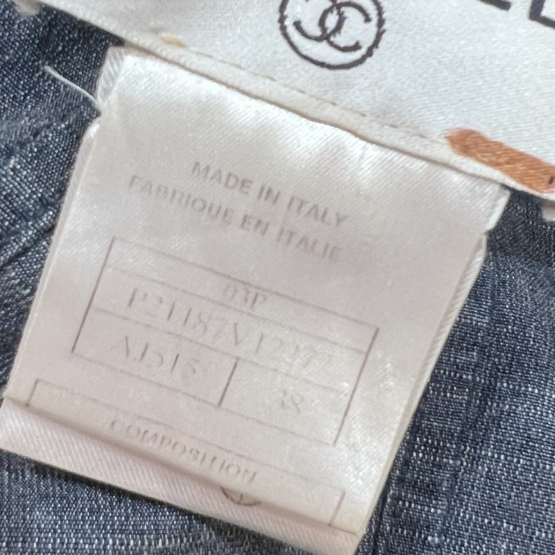 Chanel 牛仔襯衫外套-4