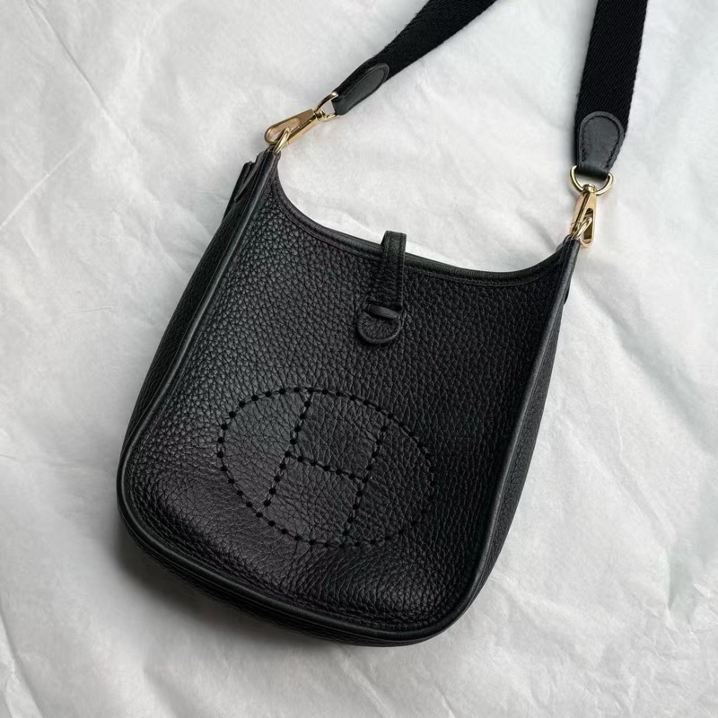 全配🈶24年購證❤️ 愛馬仕 #evelyne #黑金 #mini #hermes-6
