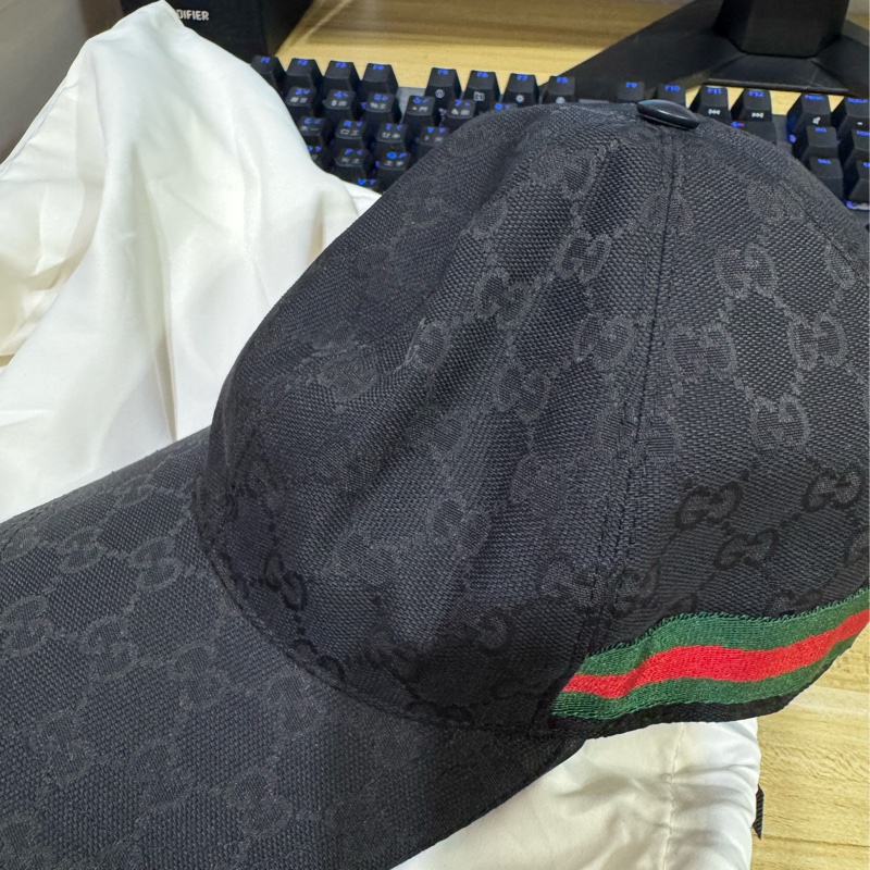 gucci帽子 黑色 M尺寸-4