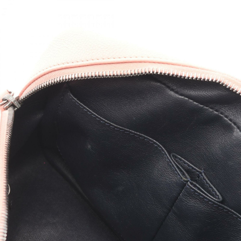 香奈兒 (CHANEL) 絎縫相機包 單肩手提包 粒面小牛皮 女士粉紅色-8