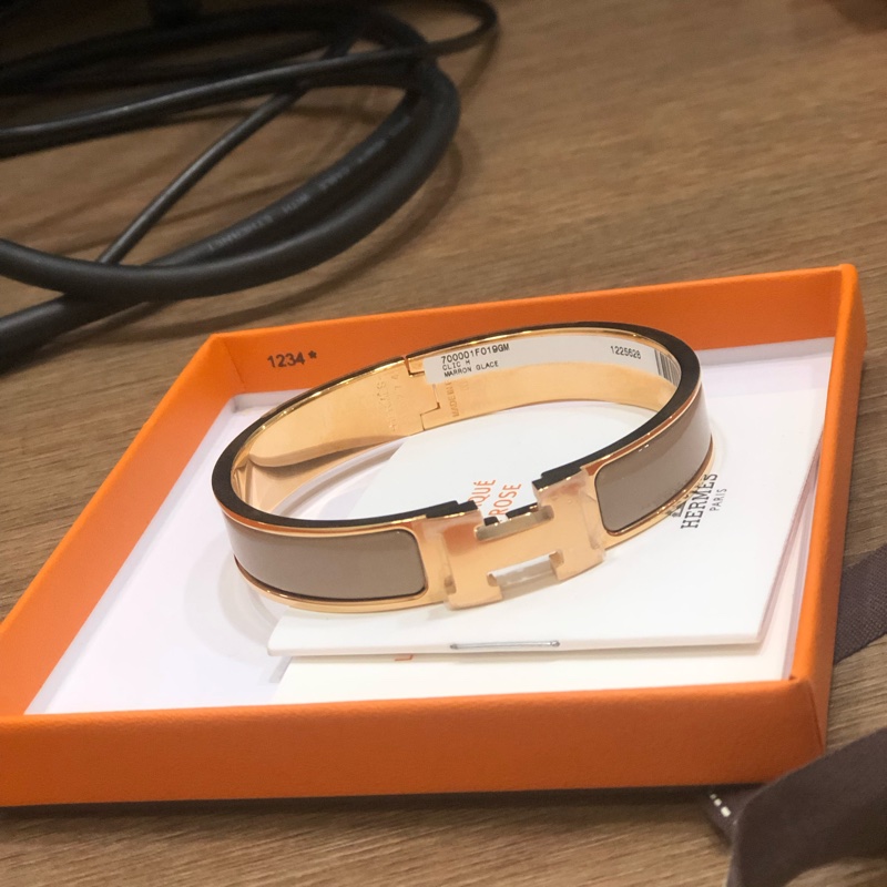 愛馬仕手環栗子灰-3