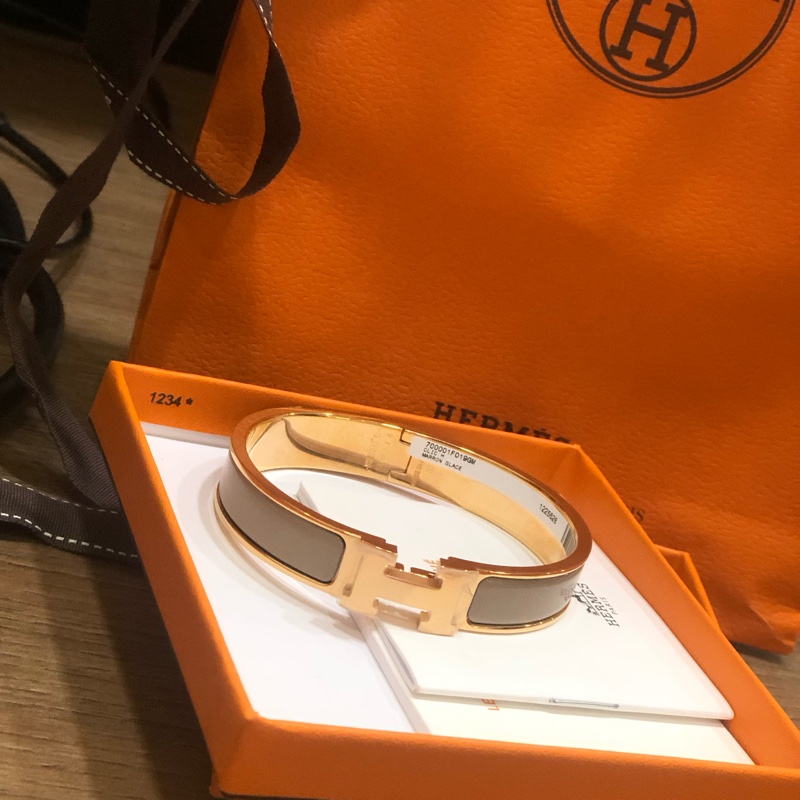 愛馬仕手環栗子灰-6