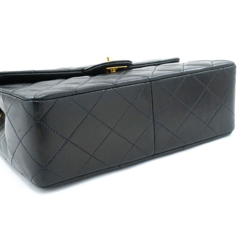 【日本直送】香奈兒迷你方形小鏈條肩背包/斜背包,黑色羊羔絨-3