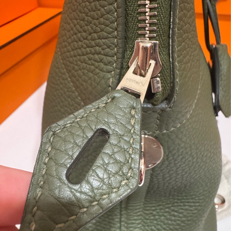 Hermes Bolide31 橄欖綠 框Q刻 🫒-5