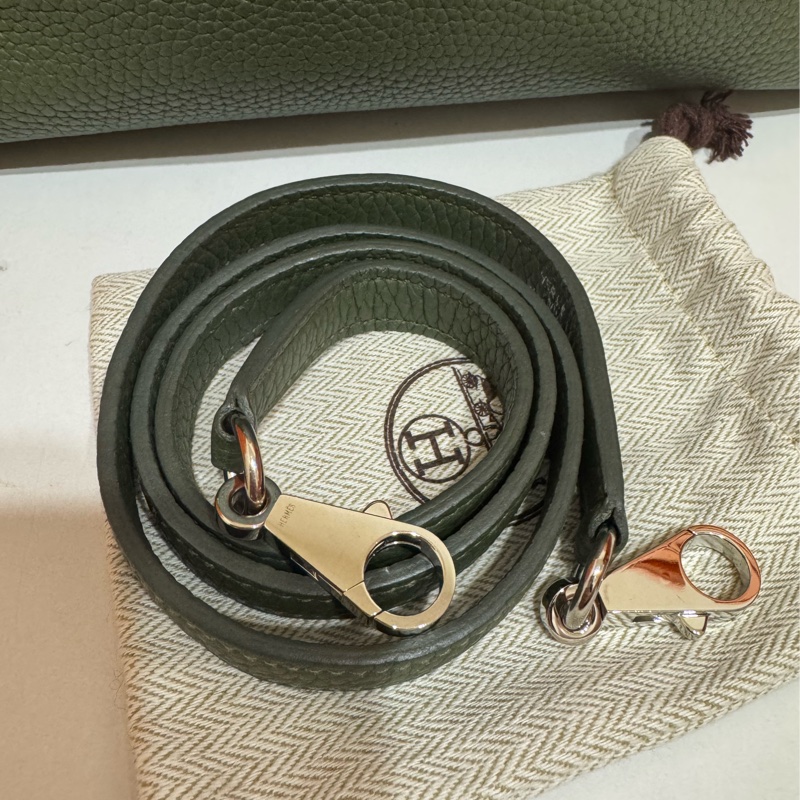 Hermes Bolide31 橄欖綠 框Q刻 🫒-6