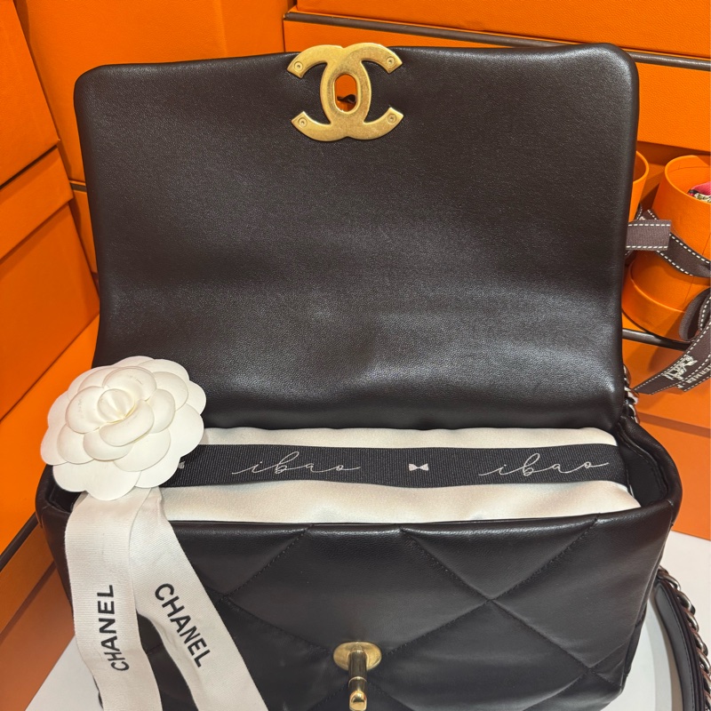 CHANEL 19Bag 黑金26cm(小號) 🖤全新閒置 可送禮等級🎁-2