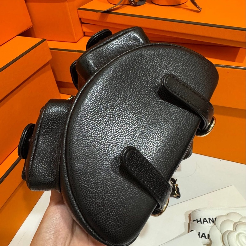 CHANEL 24A 荔枝皮小青蛙 🐸🖤🤍全新閒置 可送禮等級🎁-3