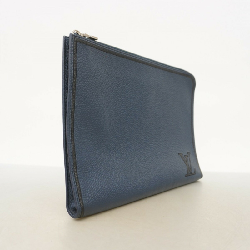 Louis Vuitton Pochette Jour GM 手拿包,Taurillon 皮革,M68235,海軍藍,男士-1