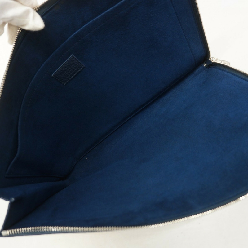 Louis Vuitton Pochette Jour GM 手拿包,Taurillon 皮革,M68235,海軍藍,男士-3