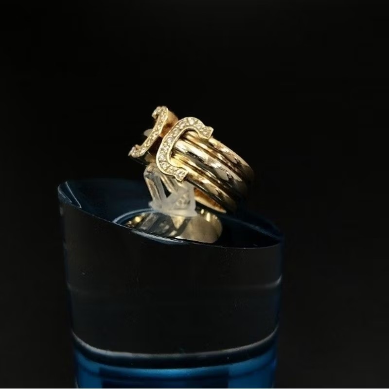 時光萃煉 Cartier 卡地亞 Trinity 三環 18K金 1997古典鑽戒-5