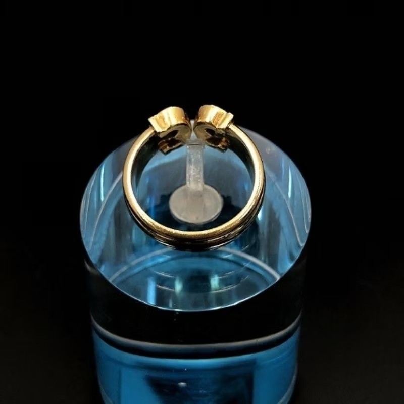 時光萃煉 Cartier 卡地亞 Trinity 三環 18K金 1997古典鑽戒-7