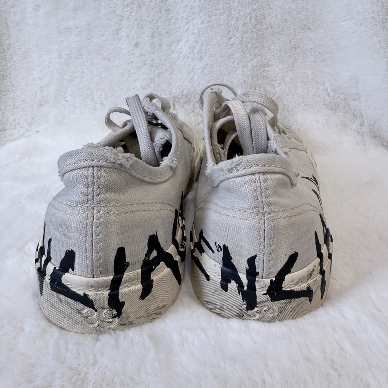 Balenciaga✨塗鴉帆布鞋做舊髒髒鞋休閒鞋 #39-2