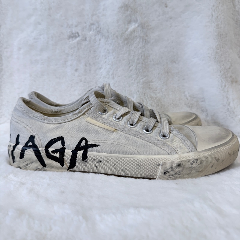 Balenciaga✨塗鴉帆布鞋做舊髒髒鞋休閒鞋 #39-8