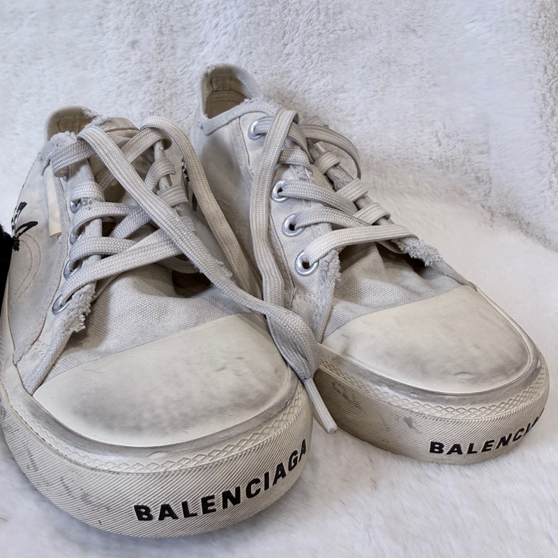 Balenciaga✨塗鴉帆布鞋做舊髒髒鞋休閒鞋 #39-11