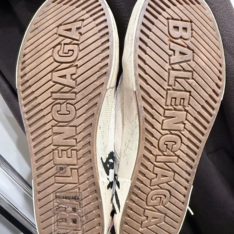 Balenciaga✨塗鴉帆布鞋做舊髒髒鞋休閒鞋 #39-19