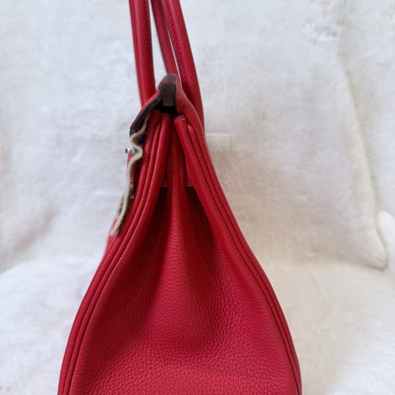 閒置新❤️Hermes✨birkin 30 bk30 紅色 D刻 有購證-6