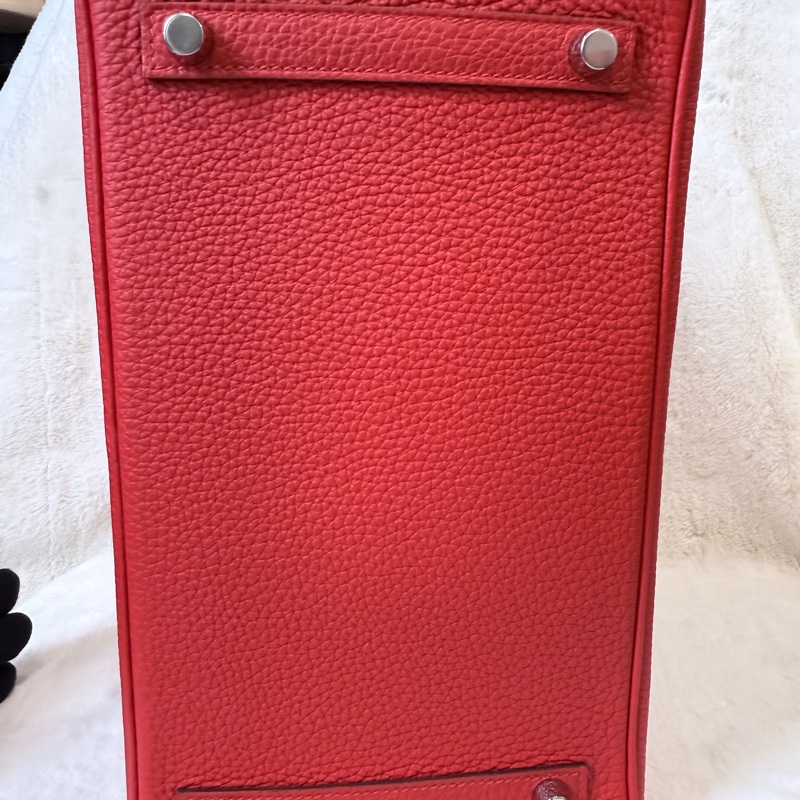 閒置新❤️Hermes✨birkin 30 bk30 紅色 D刻 有購證-9