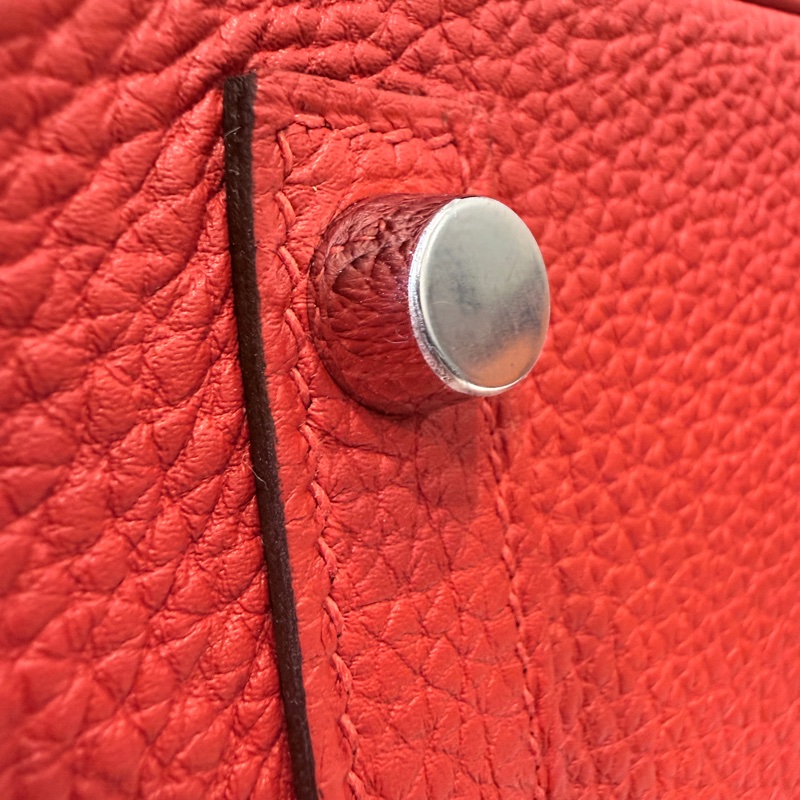 閒置新❤️Hermes✨birkin 30 bk30 紅色 D刻 有購證-13