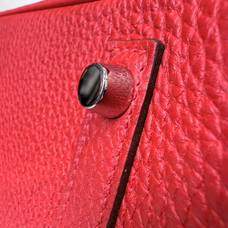 閒置新❤️Hermes✨birkin 30 bk30 紅色 D刻 有購證-14