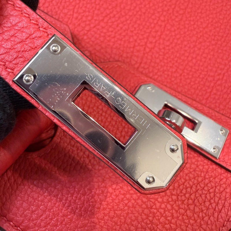 閒置新❤️Hermes✨birkin 30 bk30 紅色 D刻 有購證-30