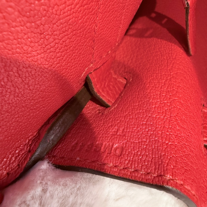 閒置新❤️Hermes✨birkin 30 bk30 紅色 D刻 有購證-37