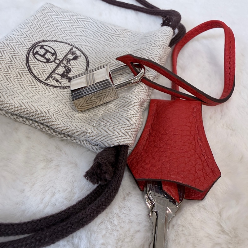 閒置新❤️Hermes✨birkin 30 bk30 紅色 D刻 有購證-39