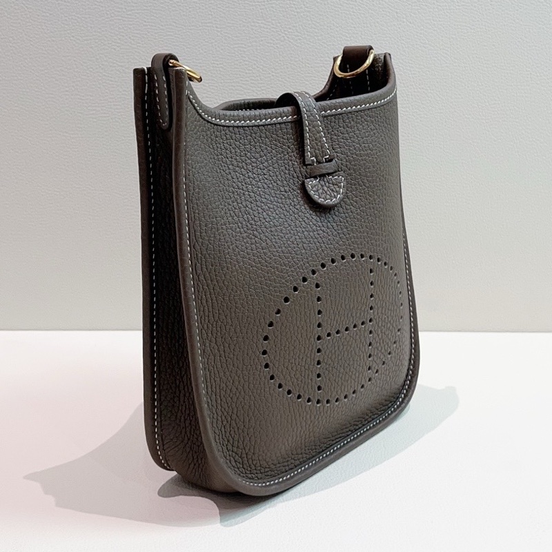 Hermes 愛馬仕大象灰mini Evelyne 伊芙琳 附件:塵袋-1