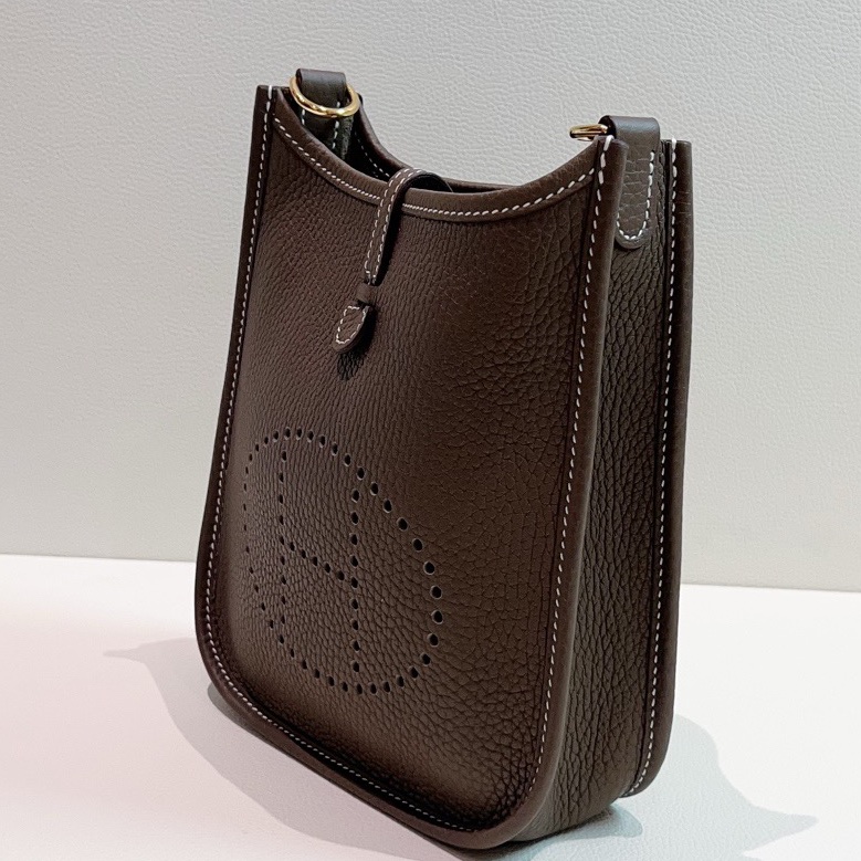 Hermes 愛馬仕大象灰mini Evelyne 伊芙琳 附件:塵袋-2