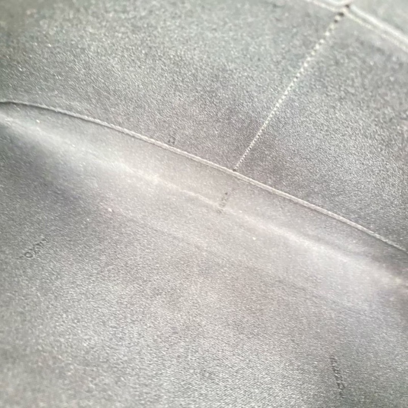 Fendi 老佛爺手拿包 黑白格紋編織 30*22 95新. 配件塵袋-6