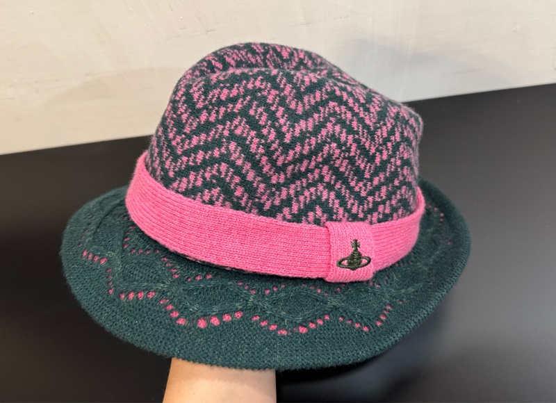 日本購入Vivienne Westwood羊毛毛線邊織紳士帽-2