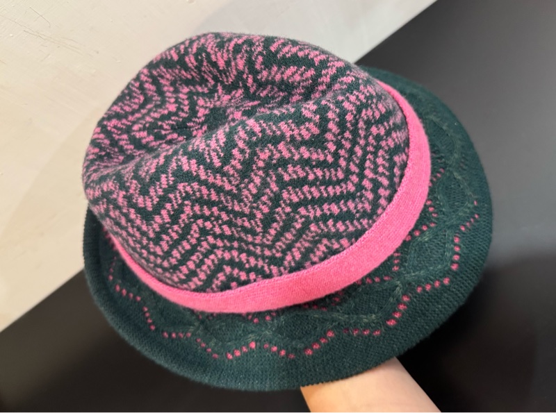 日本購入Vivienne Westwood羊毛毛線邊織紳士帽-6