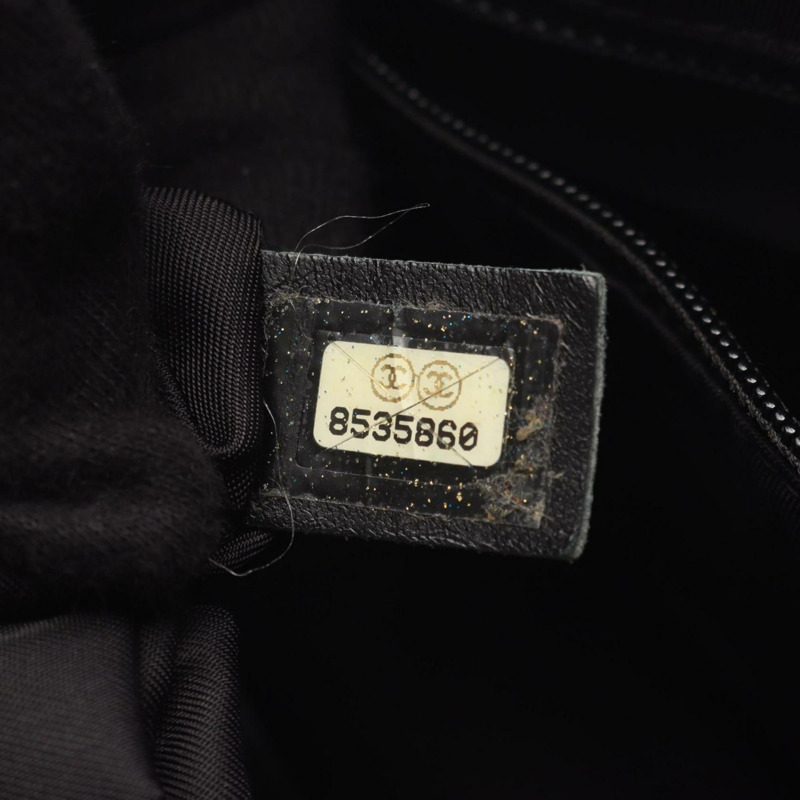 香奈兒新款旅行系列 MM 手提包,皮革,尼龍帆布,女士,黑色,A15991-4