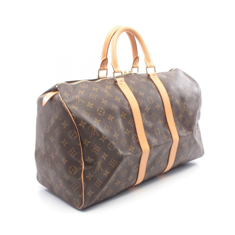 路易威登 Keepall 45 旅行手提包 M41428 Monogram 帆布皮革二手-1