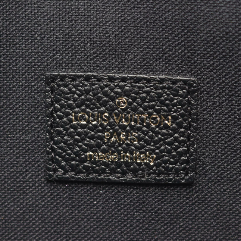 路易威登 Pochette Felicie 鏈條斜背包 M64064 皮革黑色-3