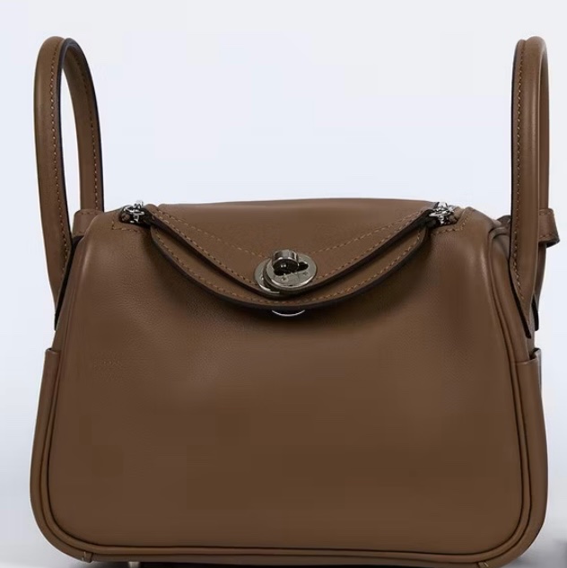 Hermes mini lindy 威瑪犬米色 有購證/盒/塵-2