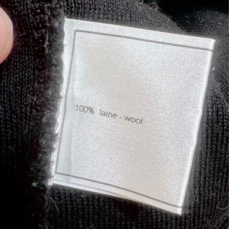 Chanel 100%羊毛高領毛衣洋裝-5