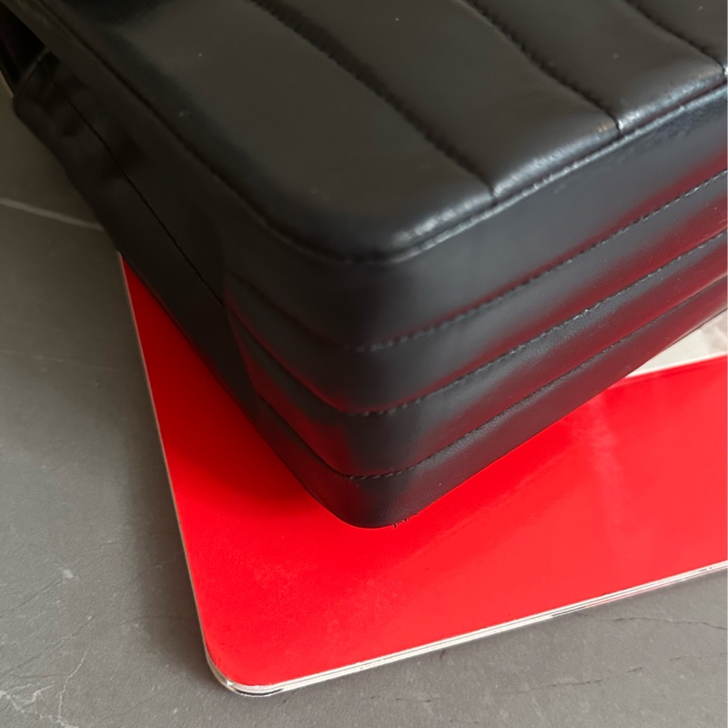 🩵MYMluxurybag🩵 Chanel 古董袋 全皮袋 米黑雙色-9