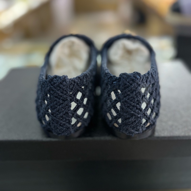 閒置未使用 CHANEL香奈兒鏤空編織網鞋 35碼 附件:塵袋+盒-4