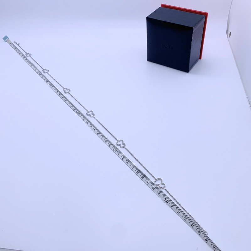 Qeelin 麒麟 18K 白金滿鑽葫蘆毛衣鏈-7