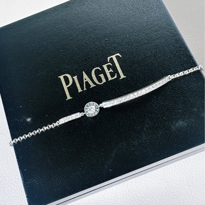 Piaget伯爵 POSSESSION時來運轉系列 18K 白金 滿鑽手鍊-3