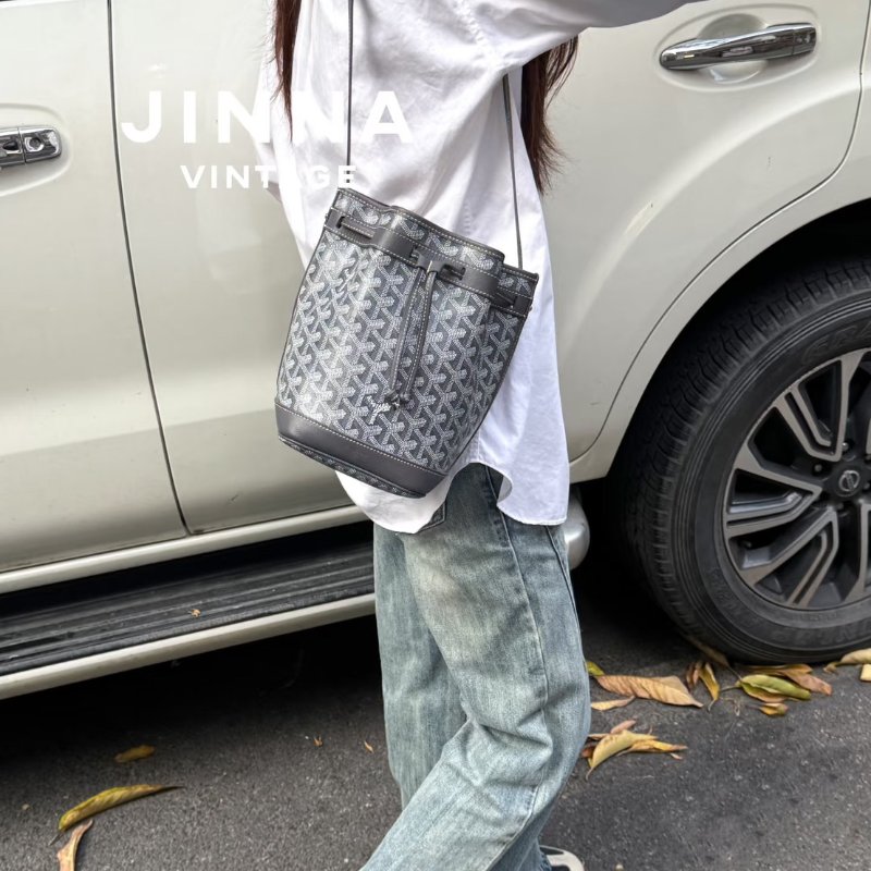 GOYARD Petit flot水桶包 - 灰-11