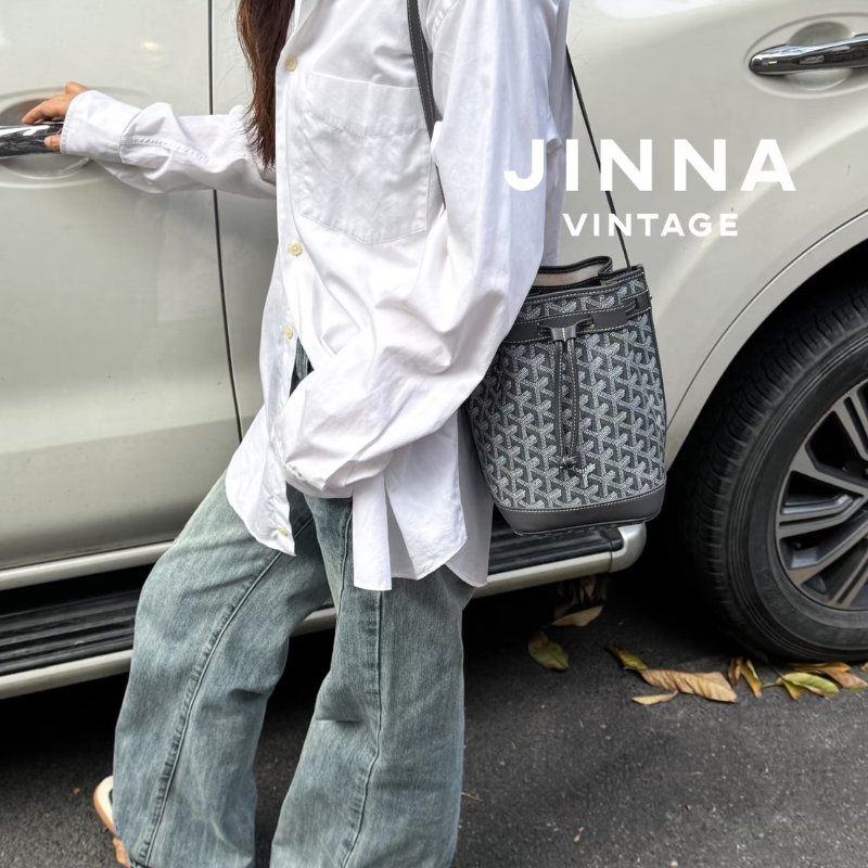 GOYARD Petit flot水桶包 - 灰-12