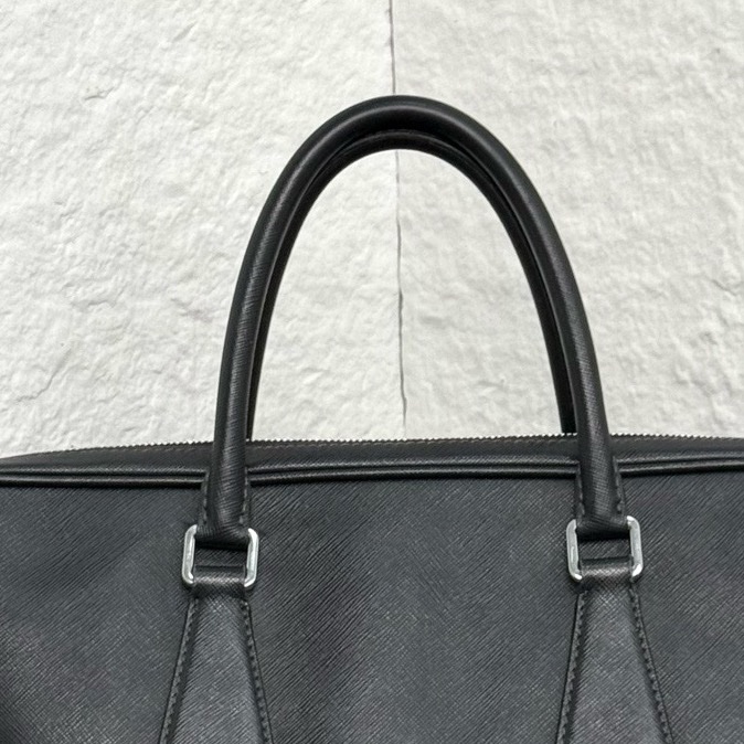 Prada普拉達 男士公文包手提包 可放電腦 尺寸:36*28cm-5