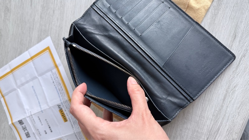 LV 黑格紋牛皮壓紋長夾Louis Vuitton-12